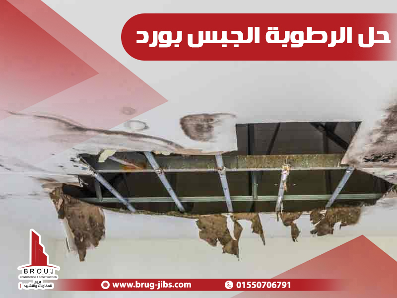 حل الرطوبة الجبس بورد